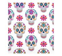 JUMBEAR Cute Sugar Skull Pattern Dishwasher Magnet Cover Waterproof Magnectic Sticker Refrigerator Magnet Decor Home Cabinet Decals Appliances Stickers for Home Kitchen 23"x26"