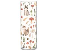 JUMBEAR Cute Woodland Animals Vase for Flowerse -Clear Vase Rustic Home Décor for Modern Farmhouse, Ideal Shelf,Table & Entryway Decor