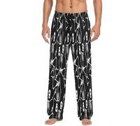 JUMBEAR Dancing Halloween Skeletons Mens Lounge Pants, Mens Pyjama Bottoms Nightwear
