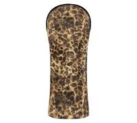 JUMBEAR Fashion Leopard Print Golf Club Head Cover for Driver/Fairway Woods/Hybrid,1Pack PU Leather Golf Headcover with Number Tag