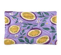 JUMBEAR Fresh Passion Fruit Pet Bed,Non Slip Bottom Dog Crate Mattress Cat Dog Mat,Soft Comfortable Pet Cat Beds for Cats and Dogs Sleeping 36x24in