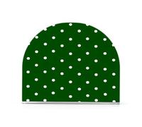 JUMBEAR Green and White Polka Dots Napkin Holder for Tables,Paper Napkins Holder for Restaurant Decor Kitchen Bar Restaurant Accessories