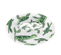 JUMBEAR Green Tortoise Calming Dog Cat Donut Bed -Plush Puppy Kitten Cuddler Round Bed, Warm and Soft Pet Beds with Non-Slip Bottom and Washable-XS