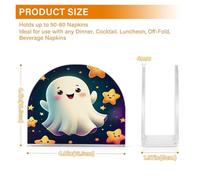 JUMBEAR Halloween Ghosts Napkin Holder for Tables,Paper Napkins Holder for Restaurant Decor Kitchen Bar Restaurant Accessories