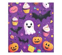 JUMBEAR Halloween Pumpkin Cute Ghost Dishwasher Magnet Cover Waterproof Magnectic Sticker Refrigerator Magnet Decor Home Cabinet Decals Appliances Stickers for Home Kitchen 23"x26"