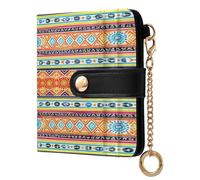 JUMBEAR Native American Tapestry Patterns (3) Purses for Women,RFID Blocking PU Leather Wallet for Women,Zipper Coin Purse with Multiple Card Slots and Roomy Compartment