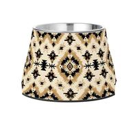 JUMBEAR Native American Tapestry Patterns Anti slip Dog Bowls,Stainless Steel Cat Bowls,Cute Pet Bowls for Medium/Small Size Dogs