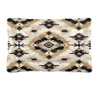 JUMBEAR Native American Tapestry Patterns Pet Bed,Non Slip Bottom Dog Crate Mattress Cat Dog Mat,Soft Comfortable Pet Cat Beds for Cats and Dogs Sleeping 36x24in