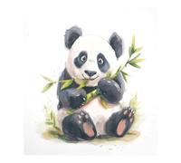 JUMBEAR Panda Eating Bamboo Dishwasher Magnet Cover Waterproof Magnectic Sticker Refrigerator Magnet Decor Home Cabinet Decals Appliances Stickers for Home Kitchen 23"x26"