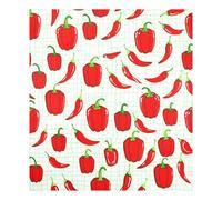 JUMBEAR Red Chili Pepper Dishwasher Magnet Cover Waterproof Magnectic Sticker Refrigerator Magnet Decor Home Cabinet Decals Appliances Stickers for Home Kitchen 23"x26"