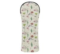 JUMBEAR Retro Hills and Cactus Golf Club Head Cover for Driver/Fairway Woods/Hybrid,1Pack PU Leather Golf Headcover with Number Tag