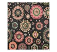 JUMBEAR Retro Style Circular Flowers Dishwasher Magnet Cover Waterproof Magnectic Sticker Refrigerator Magnet Decor Home Cabinet Decals Appliances Stickers for Home Kitchen 23"x26"