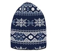 JUMBEAR Scandinavian Fair Isle Design Style Beanie Hat Skull Cap Beanies for Men Women,Winter Warm Ski Hat Unisex