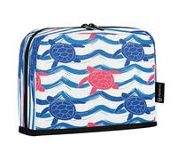 JUMBEAR Sea Turtles Pencil Case,Large Capacity Pen Case Bag Pouch Holder Stationery Desk Organizer Cosmetic Bag with Zipper for School Office Travel