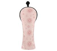 JUMBEAR Shy Sun and Moon Golf Club Head Cover for Driver/Fairway Woods/Hybrid,1Pack PU Leather Golf Headcover with Number Tag