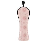 JUMBEAR Shy Sun and Moon Golf Club Head Cover for Driver/Fairway Woods/Hybrid,1Pack PU Leather Golf Headcover with Number Tag