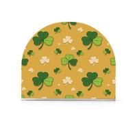 JUMBEAR St Patricks Day Shamrock Clover Napkin Holder for Tables,Paper Napkins Holder for Restaurant Decor Kitchen Bar Restaurant Accessories
