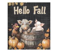 JUMBEAR Thanksgiving Cute Pig Dishwasher Magnet Cover Waterproof Magnectic Sticker Refrigerator Magnet Decor Home Cabinet Decals Appliances Stickers for Home Kitchen 23"x26"
