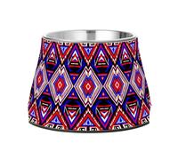 JUMBEAR Tribal Aztec Inspired Patterns Dog Bowls,Stainless Steel Cat Bowls,Pet Supplies Great for Dog & Cat Water And Food-Detachable