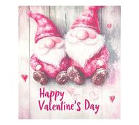 JUMBEAR Valentine's Day Cute Gnome Dishwasher Magnet Cover 23x26in,Reuseable Refrigerator Magnet Cover Decal Fridge Microwave Stickers Kitchen Decor