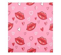 JUMBEAR Valentine's Day Red Lips Dishwasher Magnet Cover 23x26in,Reuseable Refrigerator Magnet Cover Decal Fridge Microwave Stickers Kitchen Decor