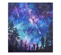 JUMBEAR Watching Meteors in The Night Sky Dishwasher Magnet Cover Waterproof Magnectic Sticker Refrigerator Magnet Decor Home Cabinet Decals Appliances Stickers for Home Kitchen 23"x26"
