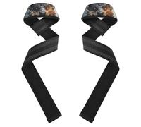 JUMBEAR Weight Lifting Straps Angry Dragon Support Padded Neoprene for Bodybuilding Weightlifting Workout,Soft Cotton, Strength Training Gym Fitness