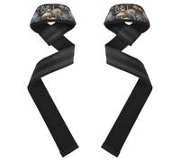 JUMBEAR Weight Lifting Straps Glowing Sun and Crescent Moons Support Padded Neoprene for Bodybuilding Weightlifting Workout,Soft Cotton, Strength Training Gym Fitness