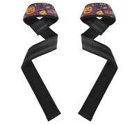 JUMBEAR Weight Lifting Straps Halloween Ghosts and Dogs Support Padded Neoprene for Bodybuilding Weightlifting Workout,Soft Cotton, Strength Training Gym Fitness