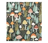 JUMBEAR Wild Mushrooms Dishwasher Magnet Cover Waterproof Magnectic Sticker Refrigerator Magnet Decor Home Cabinet Decals Appliances Stickers for Home Kitchen 23"x26"