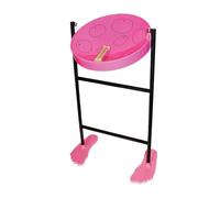 Jumbie Jam JJ1058-PK Steel Pan Kit - Beginner Steel Drum, Pink