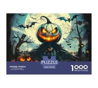 Jumbie Pumpkins 1000 Piece Adults Puzzle Kids Age Games Puzzle Game Halloween Difficult Impossible Challenging & Brainteasing 70x50cm/1000pcs