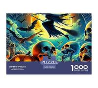 Jumbie Pumpkins 1000 Piece Jigsaw Puzzle for Adults And Kids - Halloween Pumpkin Includes Whimsies, Challenging, Family Activity, 'What Happens Next' 70x50cm/1000pcs