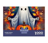 Jumbie Pumpkins 1000 Piece Jigsaw Puzzle for Adults - Halloween Pumpkin Premium Quality, Challenging, Family Activity, 'What Happens Next' 70x50cm/1000pcs
