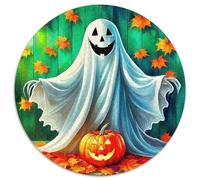 Jumbie Pumpkins 1000 Piece Jigsaw Puzzle for Women, Men Spooky Halloween Colourful Jigsaws Challenge Games Fun Present & Activity 1000pcs (67.5x67.5cm)