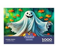 Jumbie Pumpkins 1000 Piece Jigsaw Puzzles Fun Challenging Modern Spooky Halloween Charm Puzzles Game Creativity & Gift Giving For Children And Adults Aged 14 And Over 70x50cm/1000pcs