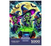 Jumbie Pumpkins 1000 Pieces Halloween Paper Jigsaw Puzzle - "What Happens Next" Decoration for Adults & Kids | 70x50cm/1000pcs