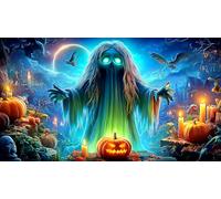 jumbie-pumpkins 1000 Pieces Jigsaw Puzzles for Adults Challenging Game Jigsaw Puzzle Home Decoration for The Whole for Women, Gifts for Men 38x26cm/1000pcs