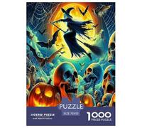 Jumbie Pumpkins Jigsaw Puzzles for Adult Challenging Puzzle Games The Impossible Challenge 1000 Pieces Difficult Hard Jigsaw Puzzles for Man And Woman with Letters on Back 70x50cm/1000pcs