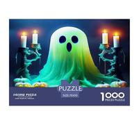 Jumbie Pumpkins Jigsaw Puzzles for Adults Kids 1000 Pieces Impossible Challenge Toy Educational Game Wall Art Birthday Present Mind Puzzles Age 14+ 70x50cm/1000pcs