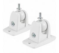 Jumbl SINSB7W ProGrip Ultra Stainless Steel Speaker Wall Mount Bracket, Pair of 2