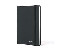 Jumble and CoJumble & Co Moodler B6 Week to View Undated Diary - Clean Slate Black