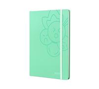 Jumble & Co Moodler Icon Week to View 2023 Diary, Size A5, Sour Grape Teal Green - Weekly Journal with dotted pages