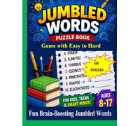Jumbled Words Puzzle Book: Game with Easy to Hard Challenges