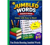 Jumbled Words Puzzle Book: Game with Easy to Hard Challenges