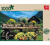 Jumbo 1000-Piece Jigsaw Puzzle Alpine Flowers 18335from JP