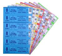 Jumbo 1500 8 PAGE GAMES BINGO TICKETS 6 TO VIEW BINGO BOOKS