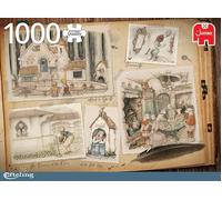Jumbo 18874 Efteling-1000 Pieces Puzzle Game, Multicoloured