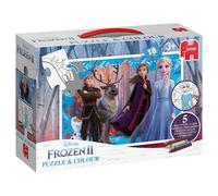 Jumbo 19749 Disney Frozen 2 - Puzzle & Colour (US IMPORT)