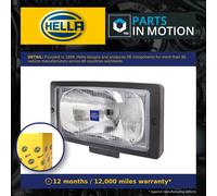 HELLA 1FE 006 300-121 Halogen-Spotlight - Jumbo 220 - 12/24V - Rectangular - Reference number: 37.5 - Bolted - Patterned diffusing lens - Lens Colour: Crystal clear - left/right